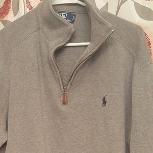 Gray Ralph Lauren Polo pullover sweater